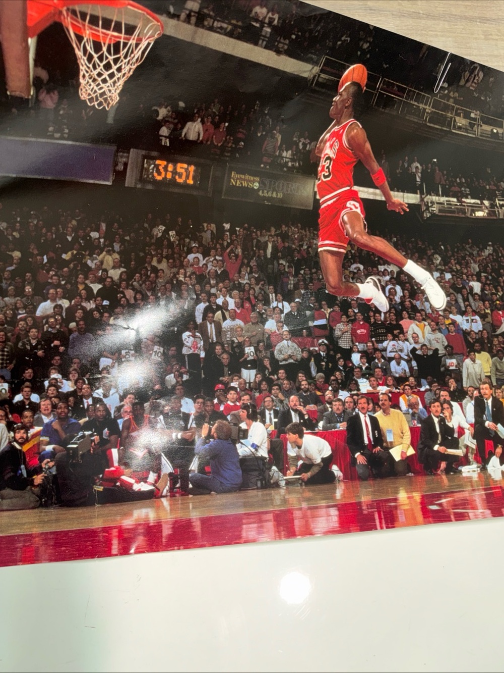 Original 1992 Michael Jordan Nike Poster "MVP" 23 X 35 NOS Day Dream Graphics!!